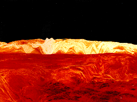 Góry Maxwella - najwyższe wzniesienie na Wenus - wysokość 11 km