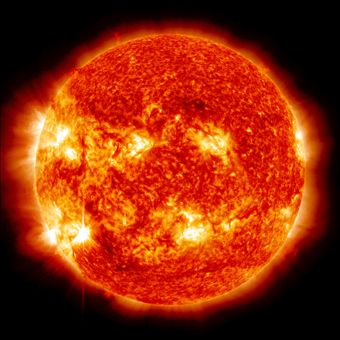 Słońce jako żółty karzeł stanowi centralny punkt Układu Słonecznego.