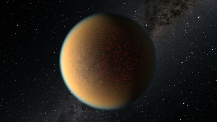 Artystyczna wizja planety Gliese 1132b. Fotografia: sci-news.com.