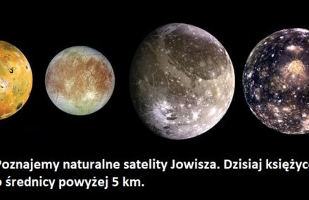 [2] Poznajemy lepiej księżyce Jowisza. Dzisiaj naturalne satelity o średnicy powyżej 5 km