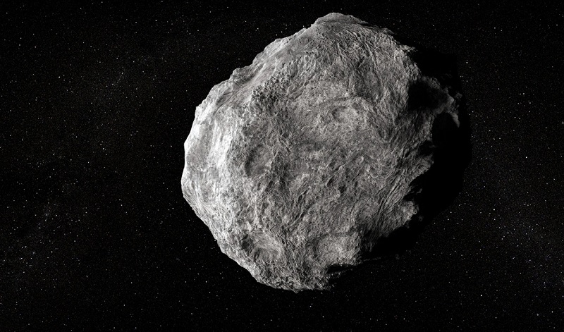 Asteroida w przestrzeni kosmicznej. / Fot.: bgr.com.