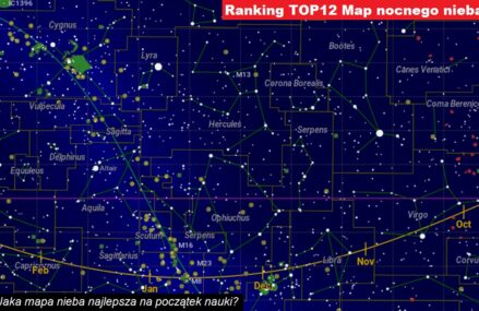 Jaka mapa nocnego nieba? Którą najlepiej wybrać? Poradnik i Ranking TOP12 map nieba!